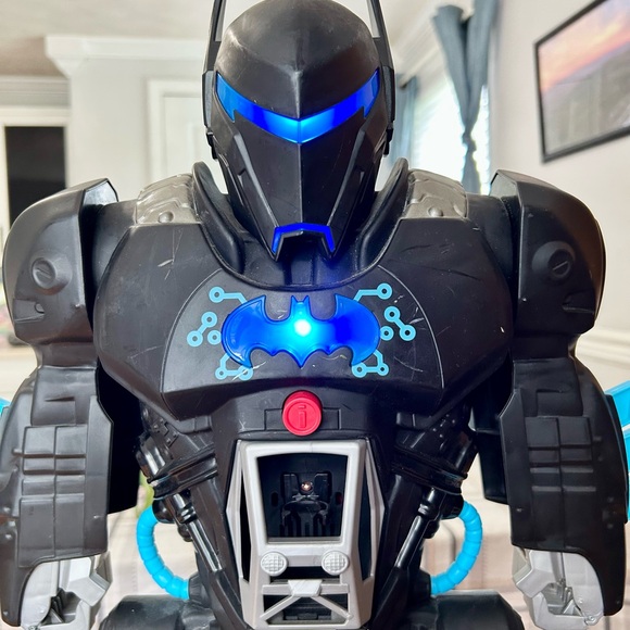Fisher price Imaginext Batman robot dc super friends lights/sounds 2 figures - Picture 5 of 9